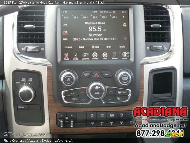 Maximum Steel Metallic / Black 2015 Ram 2500 Laramie Mega Cab 4x4