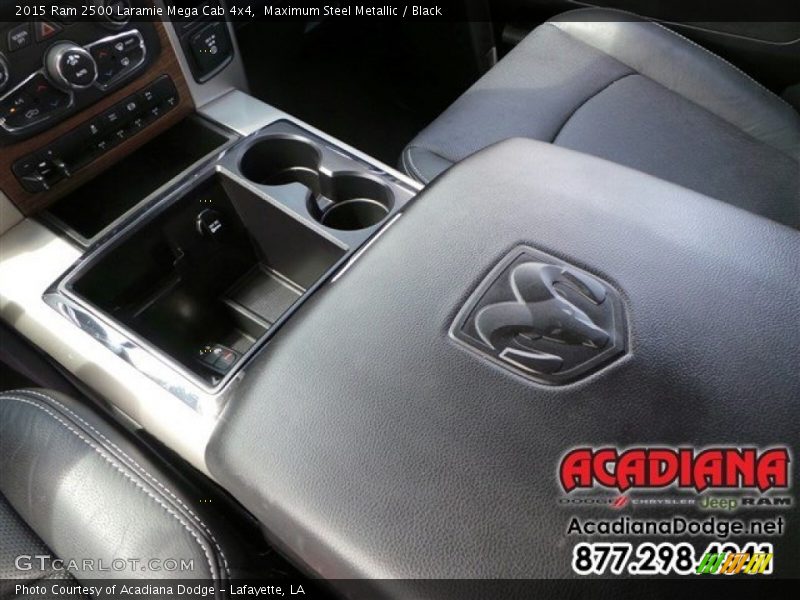 Maximum Steel Metallic / Black 2015 Ram 2500 Laramie Mega Cab 4x4