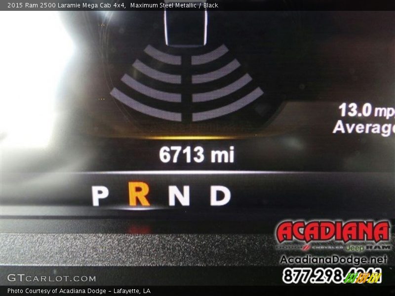 Maximum Steel Metallic / Black 2015 Ram 2500 Laramie Mega Cab 4x4