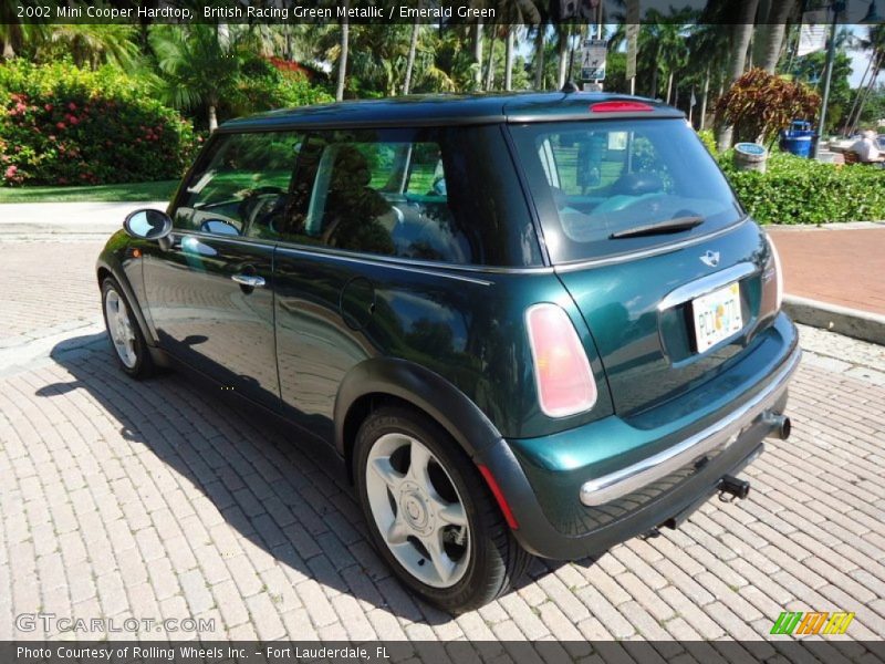 British Racing Green Metallic / Emerald Green 2002 Mini Cooper Hardtop