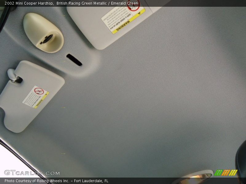 British Racing Green Metallic / Emerald Green 2002 Mini Cooper Hardtop