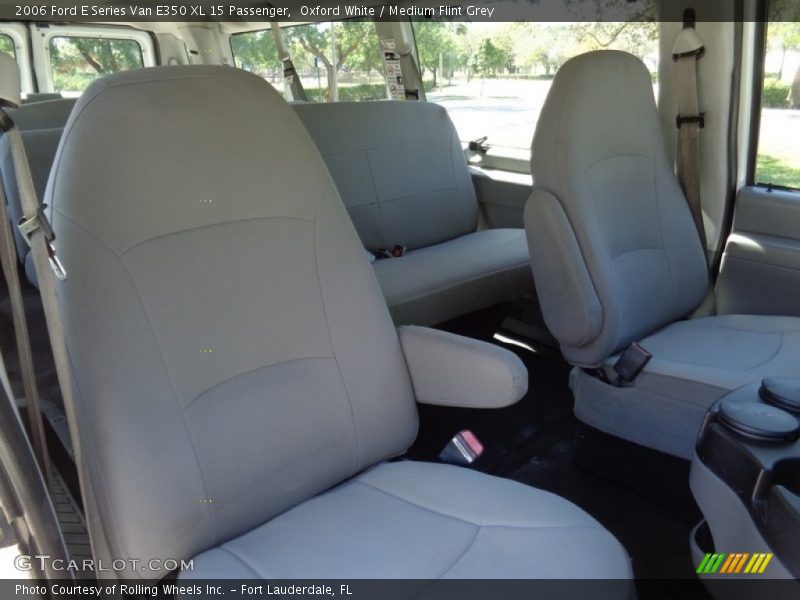 Oxford White / Medium Flint Grey 2006 Ford E Series Van E350 XL 15 Passenger