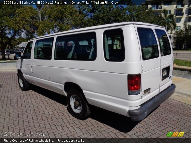 Oxford White / Medium Flint Grey 2006 Ford E Series Van E350 XL 15 Passenger