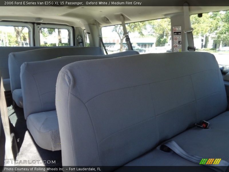 Oxford White / Medium Flint Grey 2006 Ford E Series Van E350 XL 15 Passenger