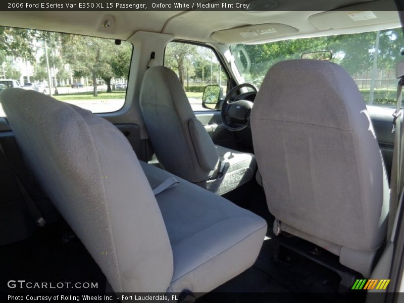Oxford White / Medium Flint Grey 2006 Ford E Series Van E350 XL 15 Passenger
