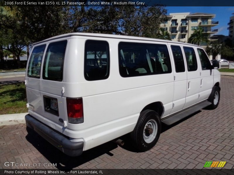 Oxford White / Medium Flint Grey 2006 Ford E Series Van E350 XL 15 Passenger