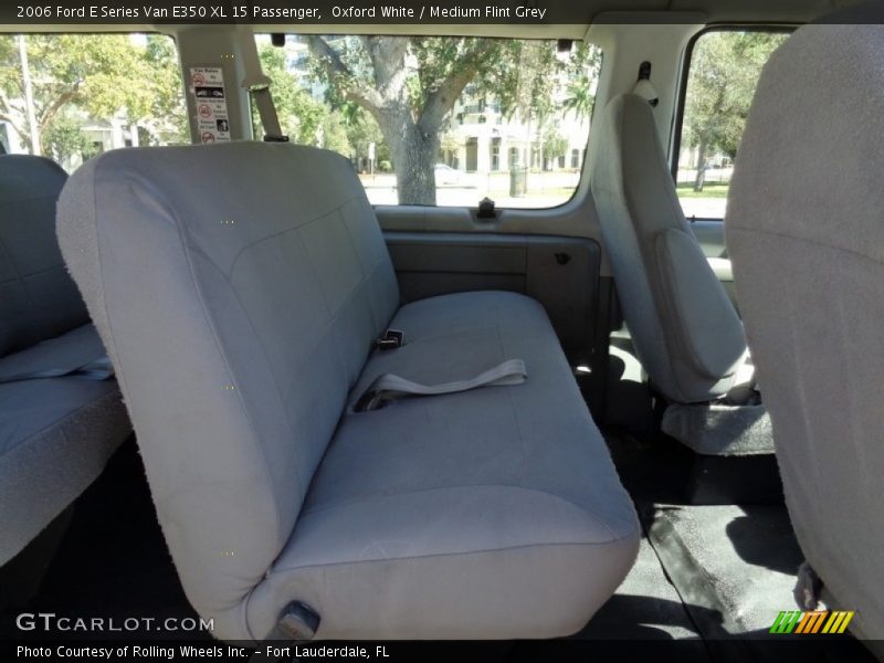 Oxford White / Medium Flint Grey 2006 Ford E Series Van E350 XL 15 Passenger