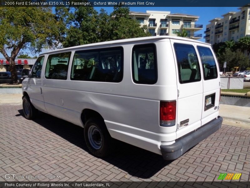 Oxford White / Medium Flint Grey 2006 Ford E Series Van E350 XL 15 Passenger