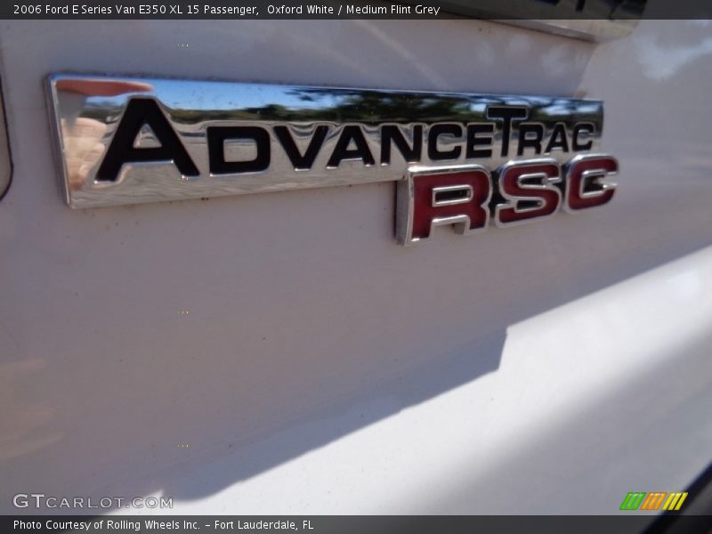 Oxford White / Medium Flint Grey 2006 Ford E Series Van E350 XL 15 Passenger