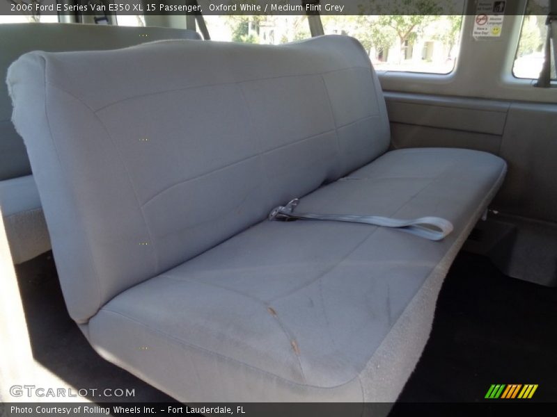 Oxford White / Medium Flint Grey 2006 Ford E Series Van E350 XL 15 Passenger