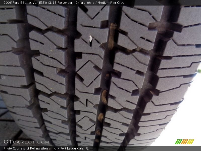 Oxford White / Medium Flint Grey 2006 Ford E Series Van E350 XL 15 Passenger