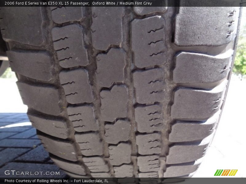 Oxford White / Medium Flint Grey 2006 Ford E Series Van E350 XL 15 Passenger