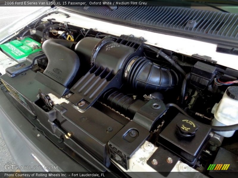 Oxford White / Medium Flint Grey 2006 Ford E Series Van E350 XL 15 Passenger