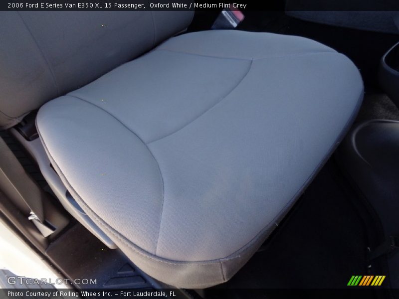 Oxford White / Medium Flint Grey 2006 Ford E Series Van E350 XL 15 Passenger