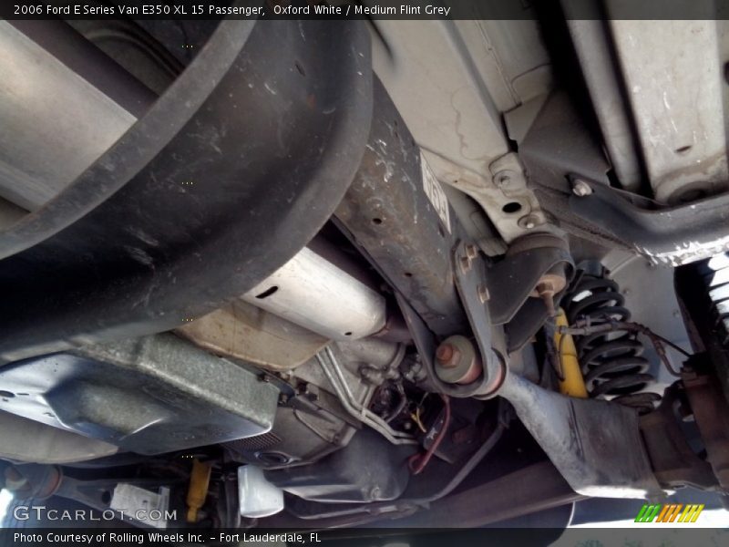 Oxford White / Medium Flint Grey 2006 Ford E Series Van E350 XL 15 Passenger