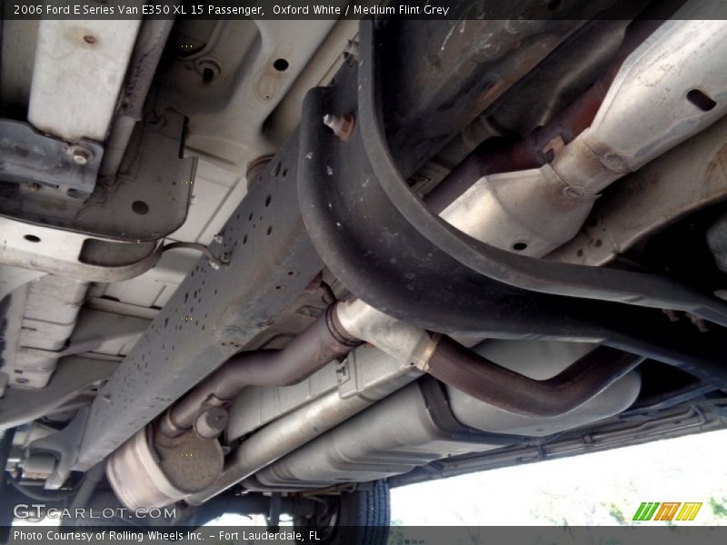 Oxford White / Medium Flint Grey 2006 Ford E Series Van E350 XL 15 Passenger