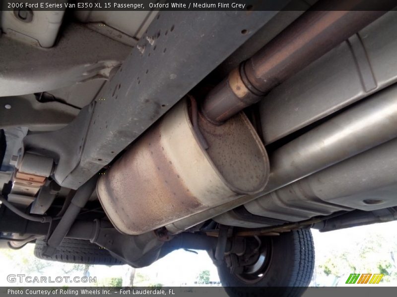 Oxford White / Medium Flint Grey 2006 Ford E Series Van E350 XL 15 Passenger