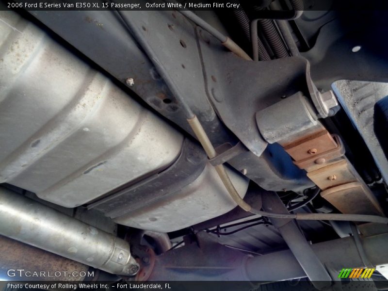 Oxford White / Medium Flint Grey 2006 Ford E Series Van E350 XL 15 Passenger