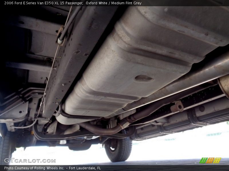 Oxford White / Medium Flint Grey 2006 Ford E Series Van E350 XL 15 Passenger