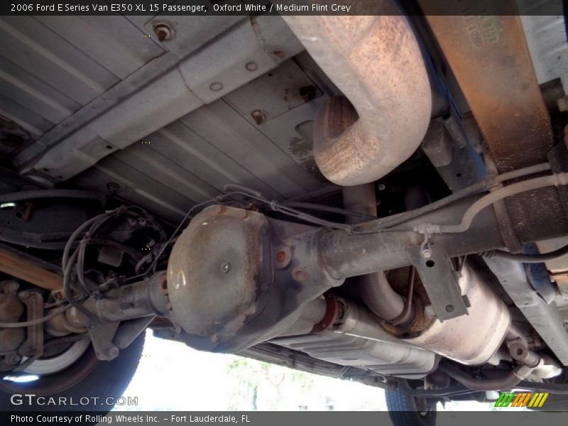 Oxford White / Medium Flint Grey 2006 Ford E Series Van E350 XL 15 Passenger