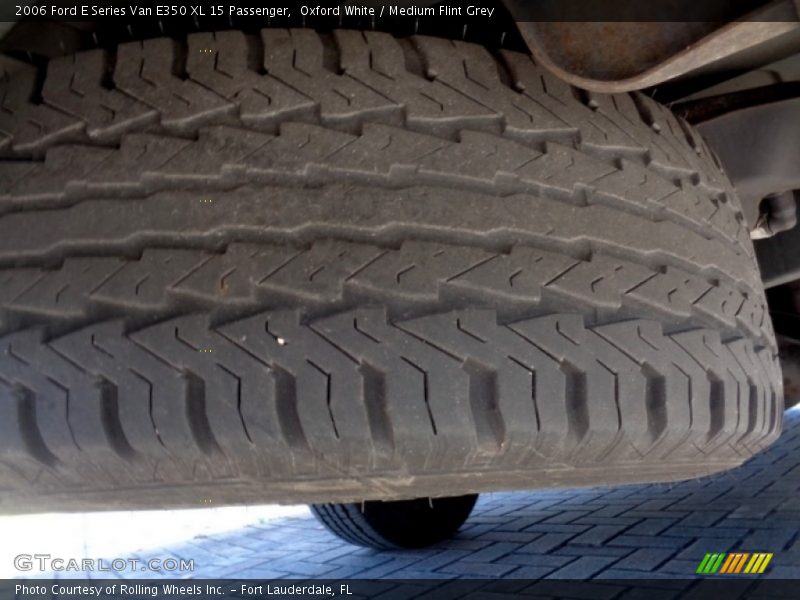 Oxford White / Medium Flint Grey 2006 Ford E Series Van E350 XL 15 Passenger