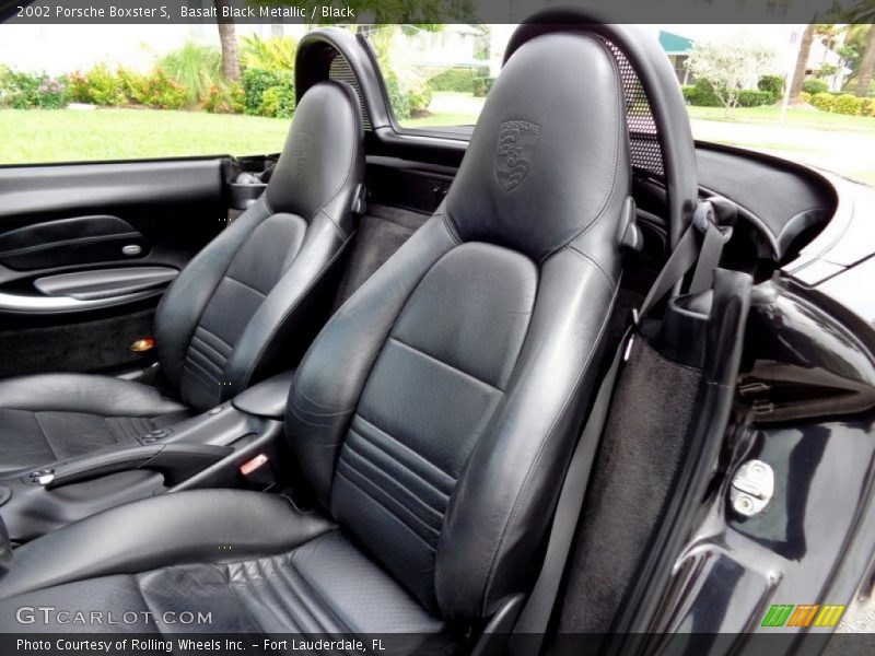 Basalt Black Metallic / Black 2002 Porsche Boxster S
