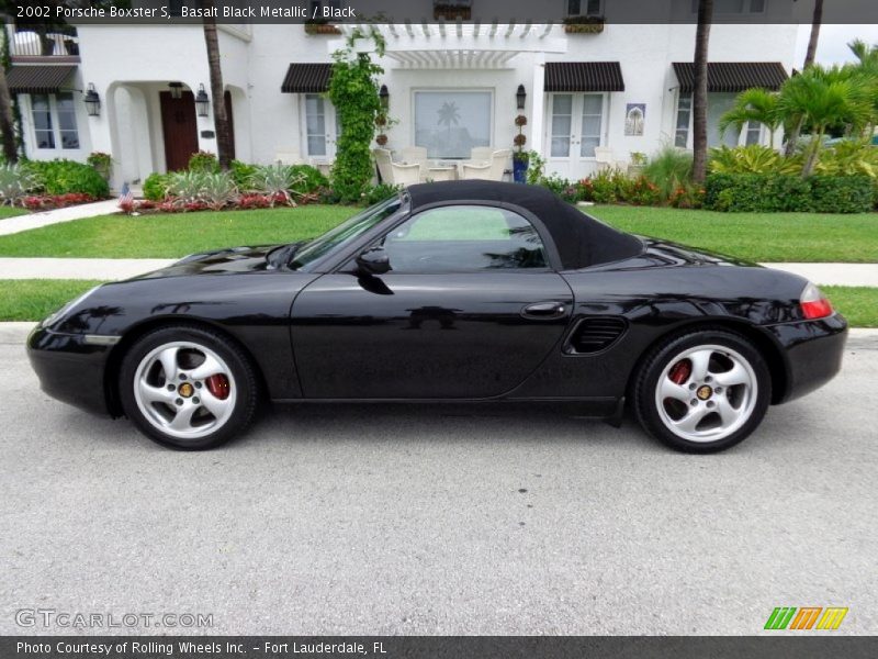 Basalt Black Metallic / Black 2002 Porsche Boxster S