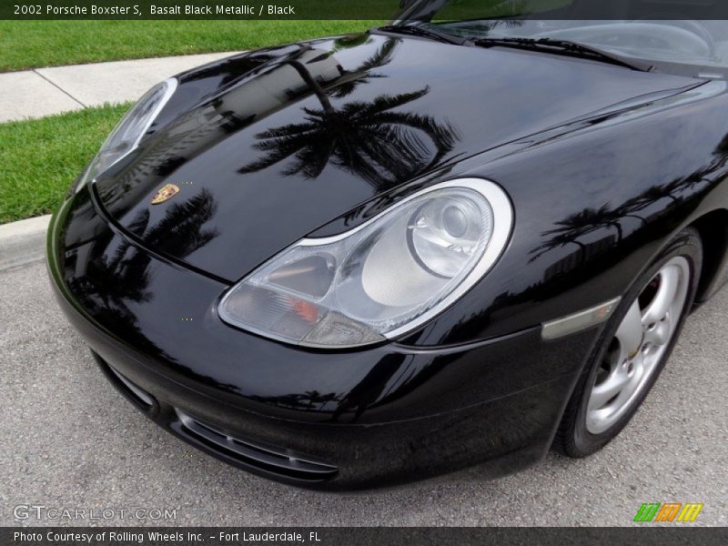 Basalt Black Metallic / Black 2002 Porsche Boxster S