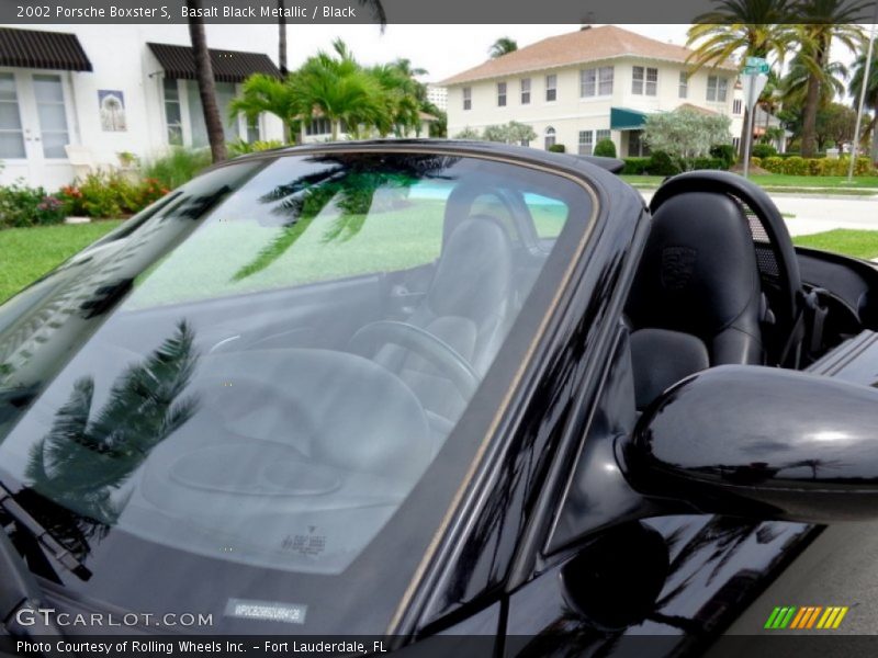 Basalt Black Metallic / Black 2002 Porsche Boxster S