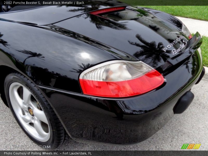 Basalt Black Metallic / Black 2002 Porsche Boxster S
