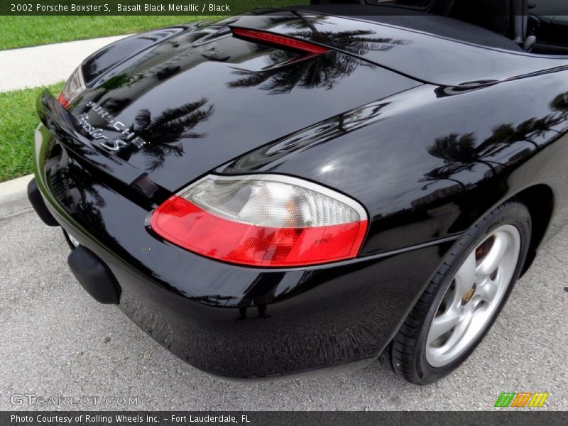 Basalt Black Metallic / Black 2002 Porsche Boxster S