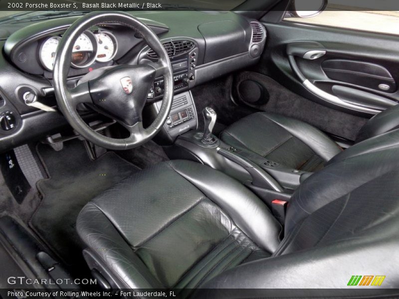  2002 Boxster S Black Interior