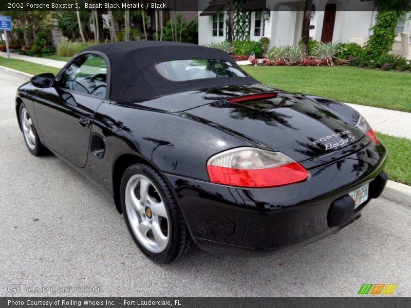Basalt Black Metallic / Black 2002 Porsche Boxster S
