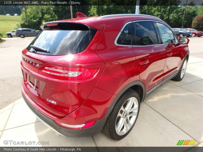 Ruby Red Metallic / Ebony 2015 Lincoln MKC AWD