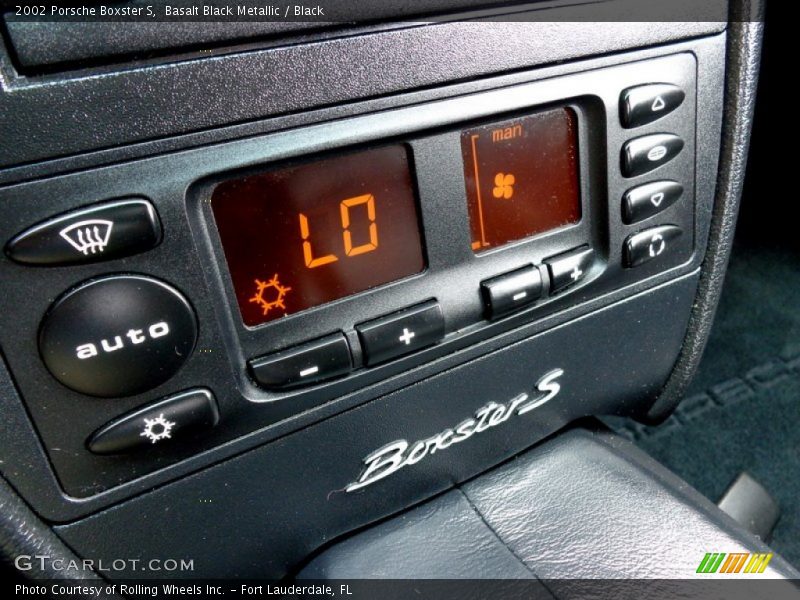 Controls of 2002 Boxster S