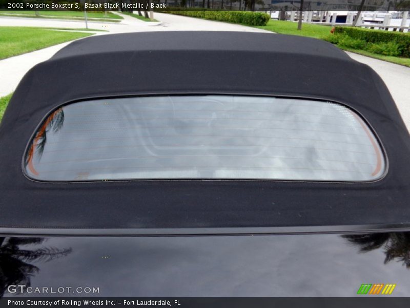 Basalt Black Metallic / Black 2002 Porsche Boxster S