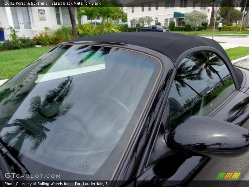 Basalt Black Metallic / Black 2002 Porsche Boxster S