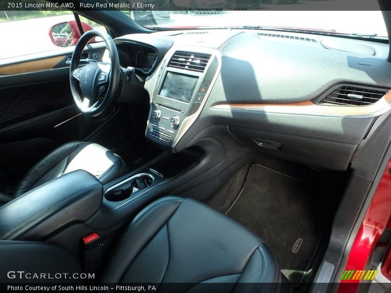 Ruby Red Metallic / Ebony 2015 Lincoln MKC AWD