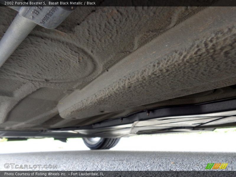 Undercarriage of 2002 Boxster S