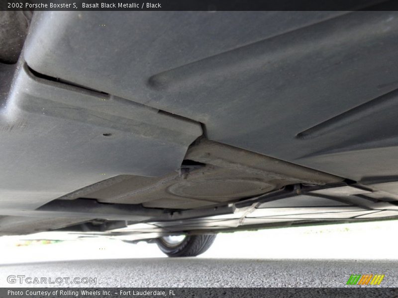 Undercarriage of 2002 Boxster S