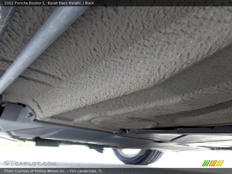 Undercarriage of 2002 Boxster S