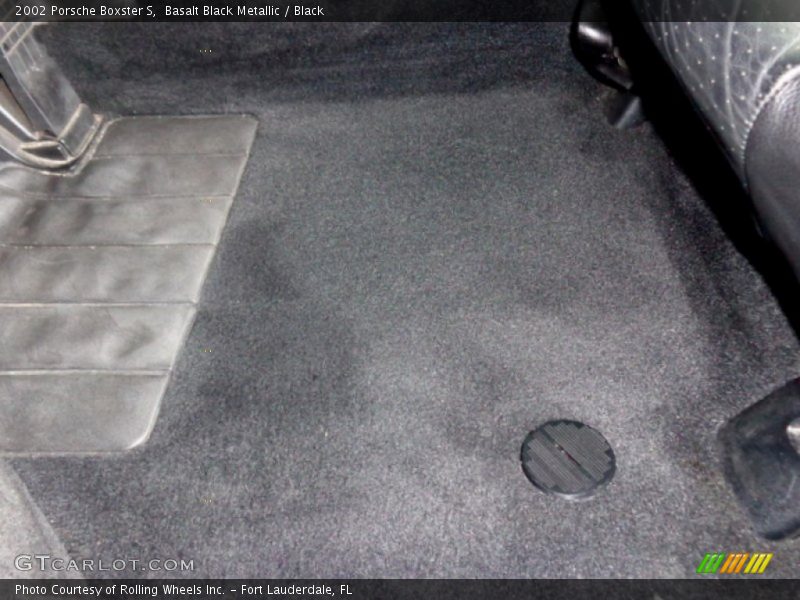 Basalt Black Metallic / Black 2002 Porsche Boxster S