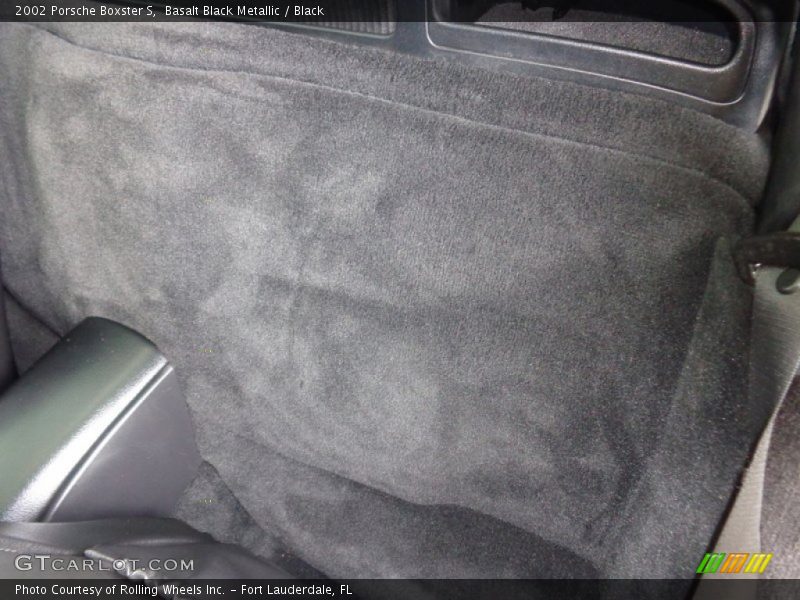 Basalt Black Metallic / Black 2002 Porsche Boxster S