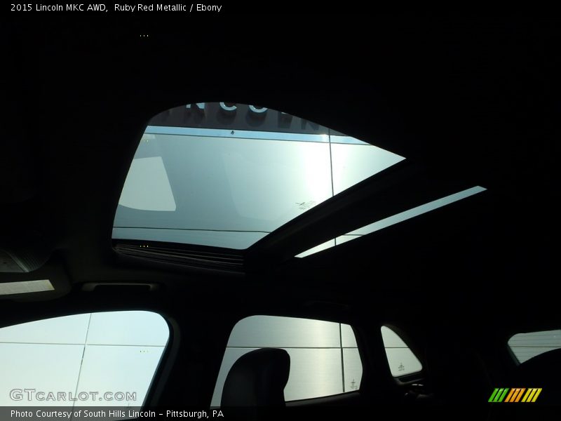 Ruby Red Metallic / Ebony 2015 Lincoln MKC AWD
