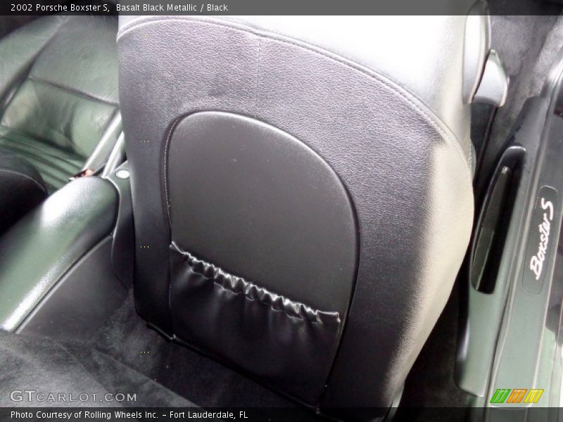 Basalt Black Metallic / Black 2002 Porsche Boxster S