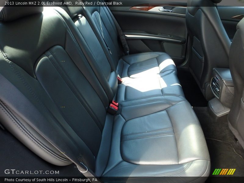 Ruby Red / Charcoal Black 2013 Lincoln MKZ 2.0L EcoBoost AWD