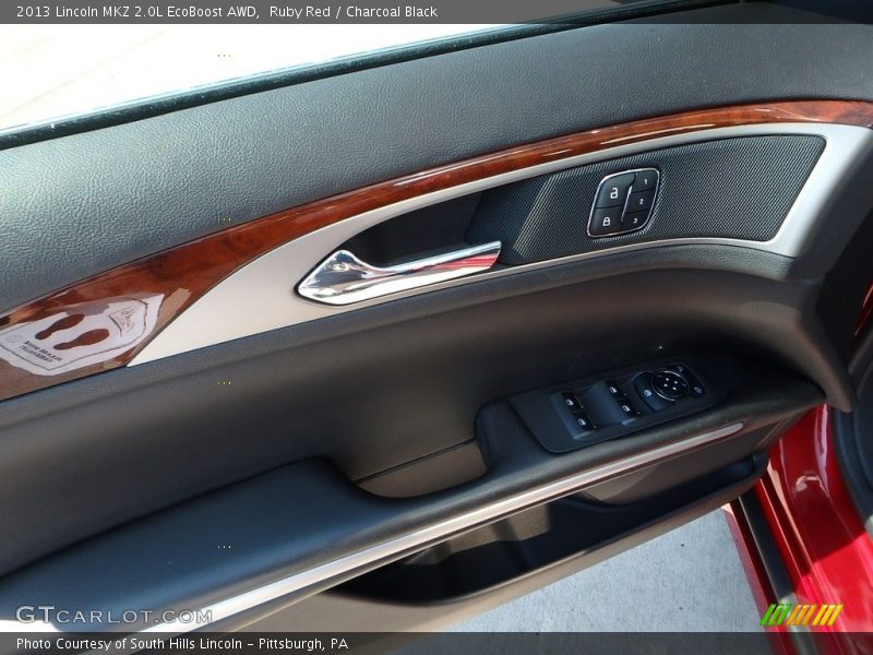 Ruby Red / Charcoal Black 2013 Lincoln MKZ 2.0L EcoBoost AWD