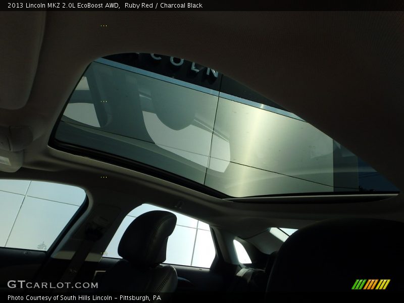 Ruby Red / Charcoal Black 2013 Lincoln MKZ 2.0L EcoBoost AWD