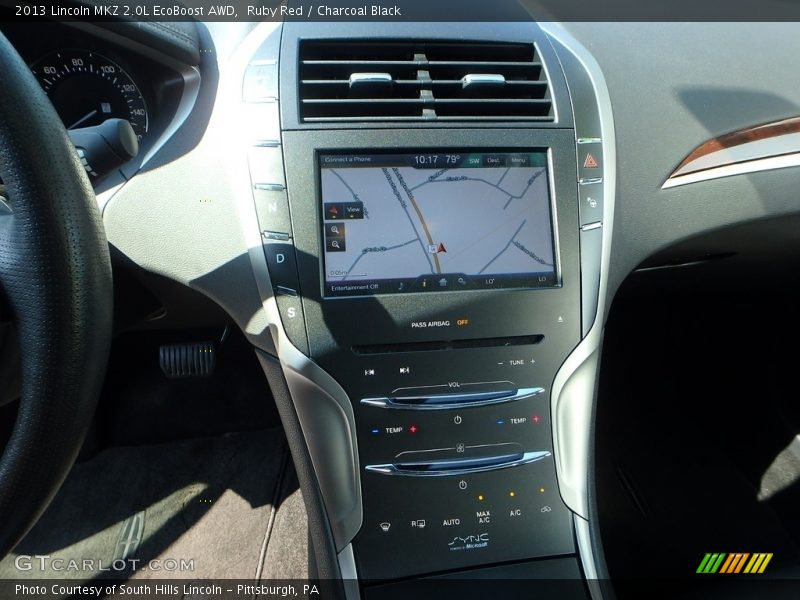 Ruby Red / Charcoal Black 2013 Lincoln MKZ 2.0L EcoBoost AWD