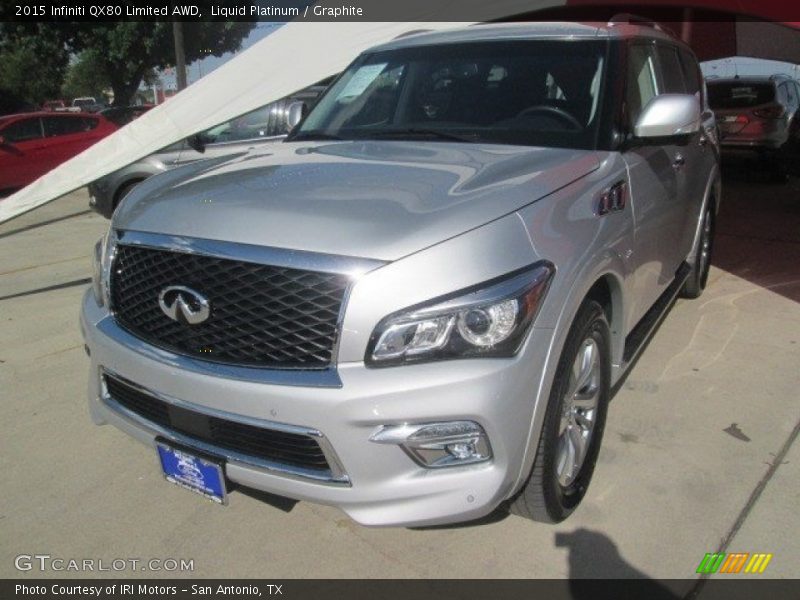 Liquid Platinum / Graphite 2015 Infiniti QX80 Limited AWD